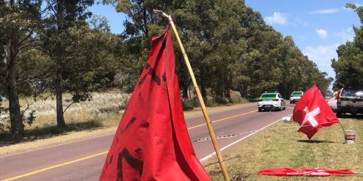 Los guardavidas levantaron el corte de la ruta de acceso a Monte Hermoso tras la mediación judicial