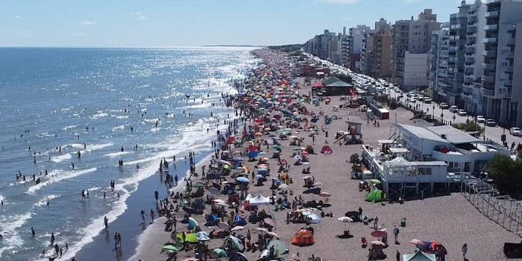 Clima en Monte Hermoso playa vista aérea