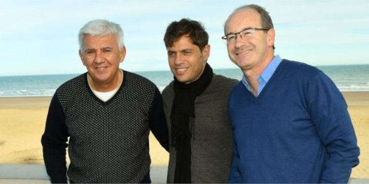 Dichiara, Kicillof y Marcos Fernández