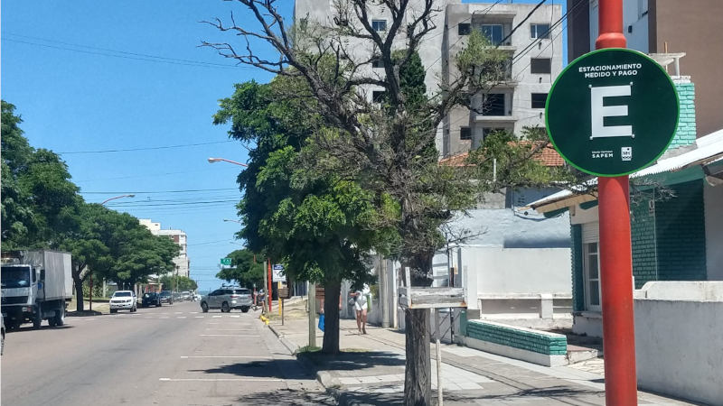 Estacionamiento medido y pago en Monte Hermoso