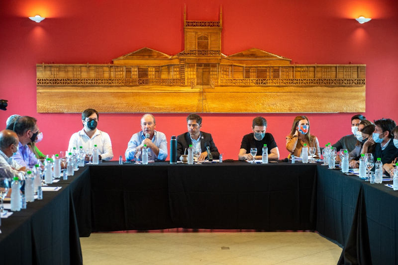 Kicillof en Monte Hermoso conferencia de Prensa