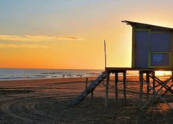Atardecer en Monte Hermoso