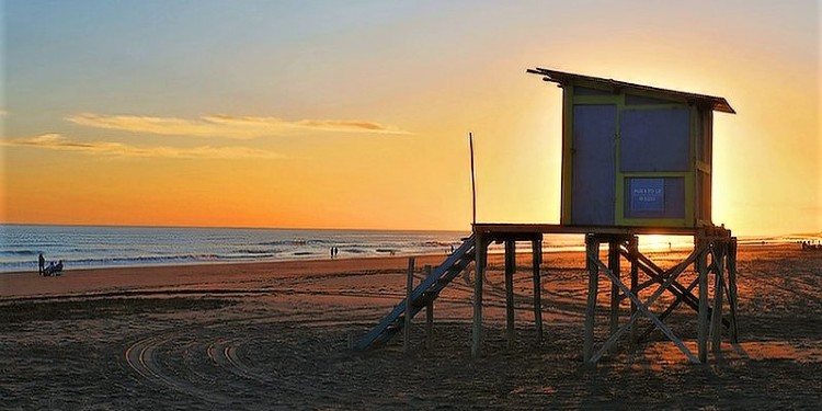 Atardecer en Monte Hermoso