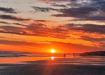 Atardecer en Monte Hermoso