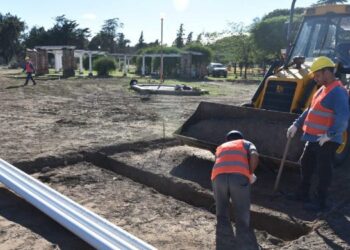 Obra de remodelación del Parque Independencia