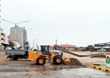 Temporal en Monte Hermoso