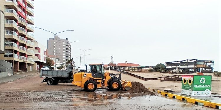 Temporal en Monte Hermoso