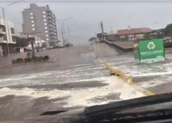 Temporal en Monte Hermoso
