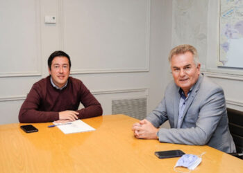 Gay Nardini reunión obras hídricas