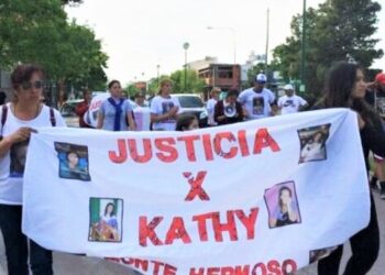 Marcha en pedido de justicia por Katherine Moscoso