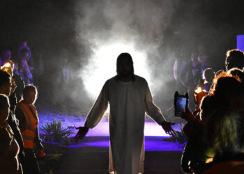 Via crucis en Sauce Grande