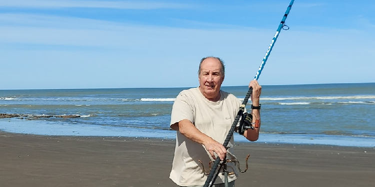 Jorge, aficionado a la pesca y a nuestras playas