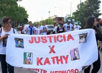 Marcha en pedido de justicia por el crimen de Katherine Moscoso
