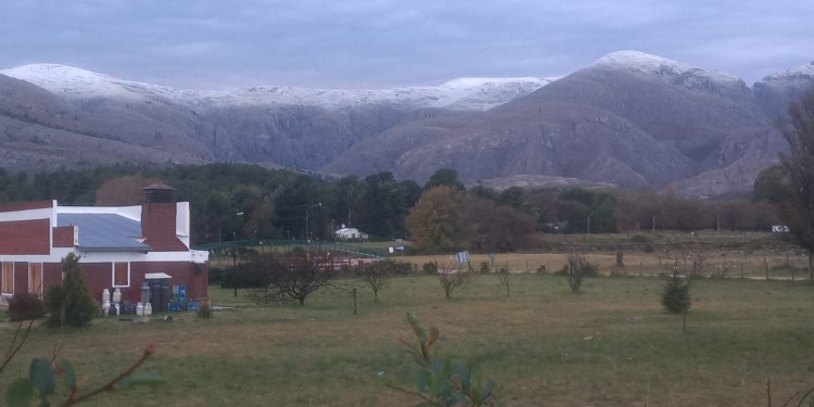 Nieve en el cordón de Ventania