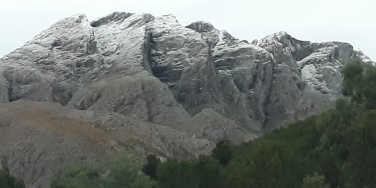 Primeras nevadas en Ventania