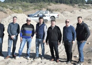 Visita de funcionarios provinciales del área de Infraestructura y vialidad