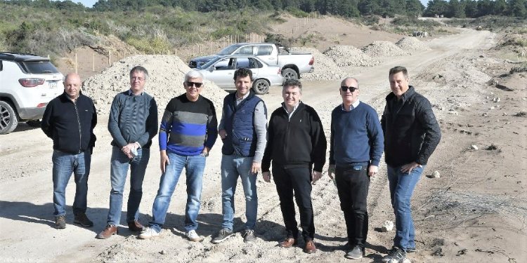 Visita de funcionarios provinciales del área de Infraestructura y vialidad