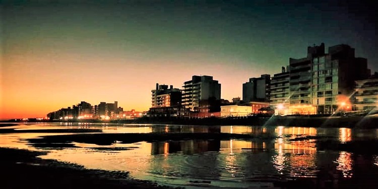 Playa de noche