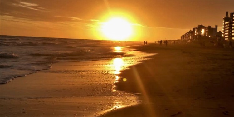 Atardecer en la playa