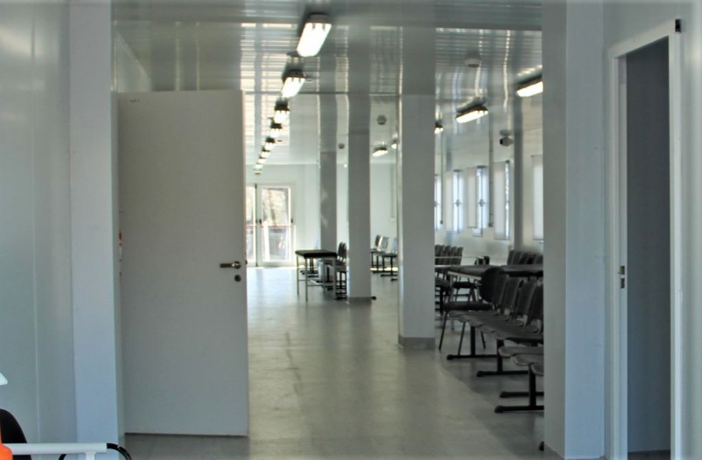 Interior del Hospital Modular