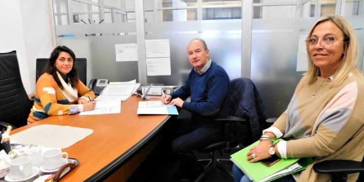 Marcos Fernández, Rosana Sotelo y Laura Berardo