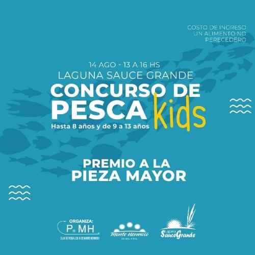 Concurso de pesca para niños