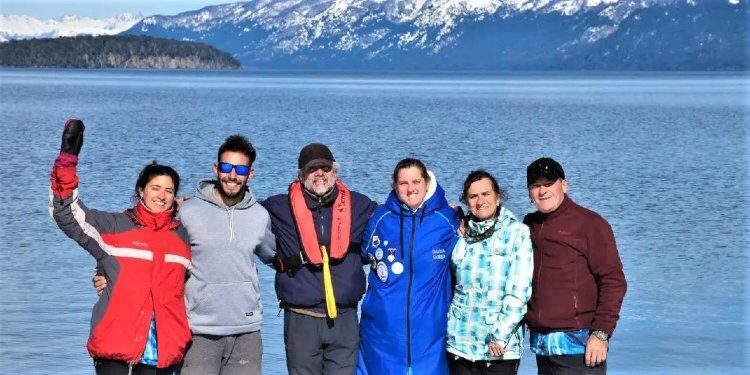 La dama cumplió otro sueño helado: Daiana Farrer completó el desafío y logró el récord