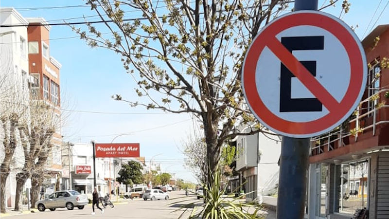 Prohibición de estacionamiento zona céntrica