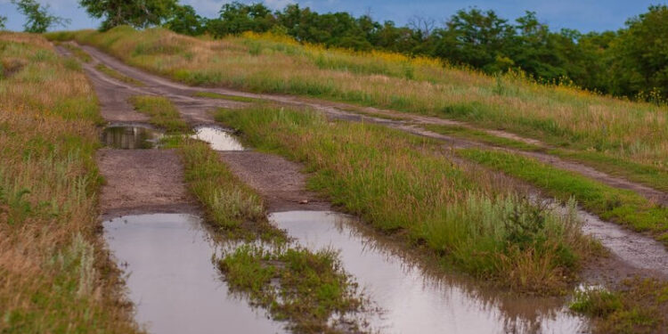 Registro de lluvias en la región
