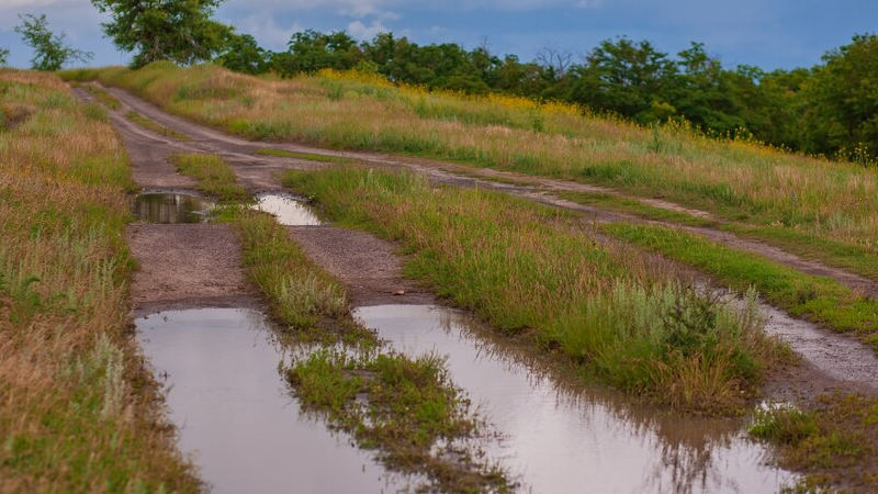 Registro de lluvias en la región