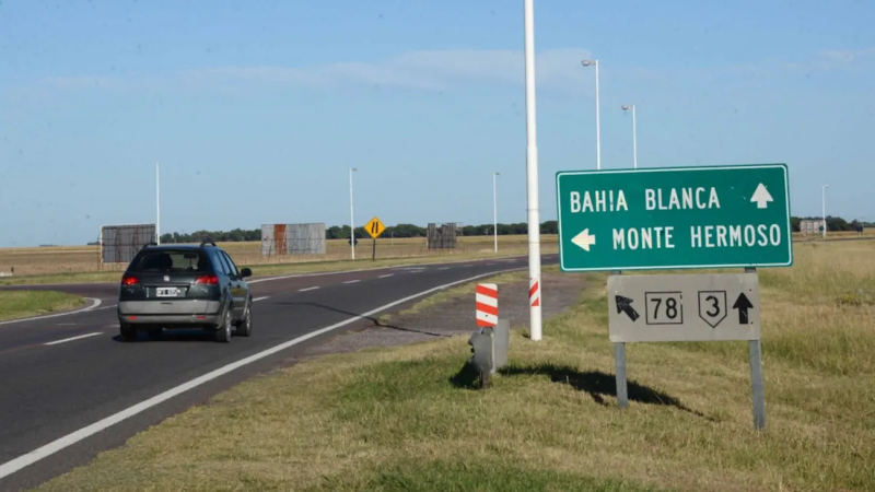 De Monte Hermoso a Bahía Blanca ruta 3