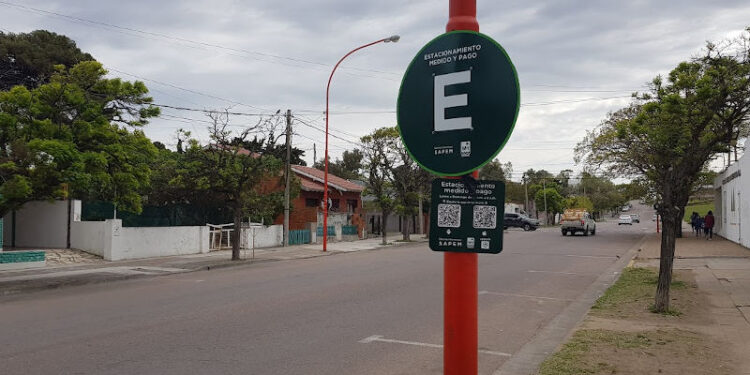 Estacionamiento medido y pago en monte hermoso