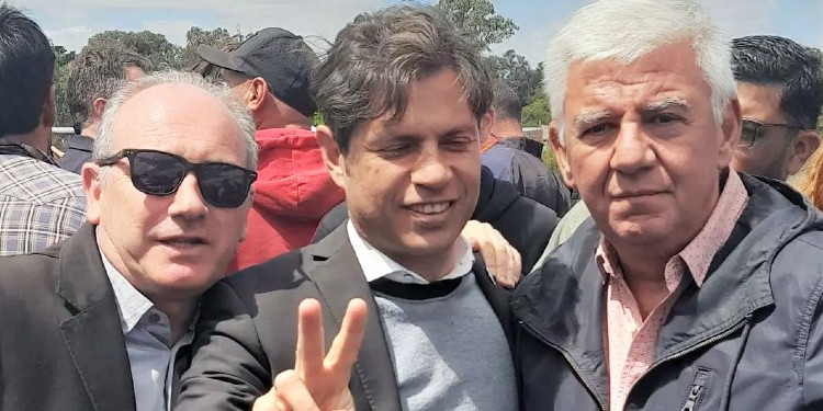 Marcos Fernández, Axel Kicillof y Alejandro Dichiara