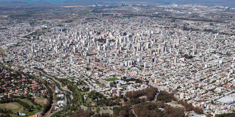 Bahía Blanca vista aérea