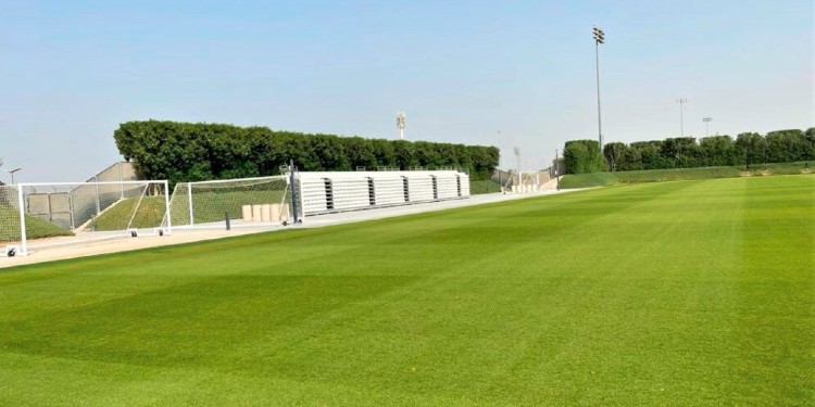 Canchas del predio de Argentina