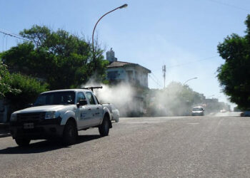 Fumigación en Monte Hermoso