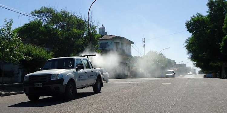 Fumigación en Monte Hermoso