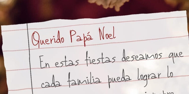 Carta a papá noel escuela primaria n°1