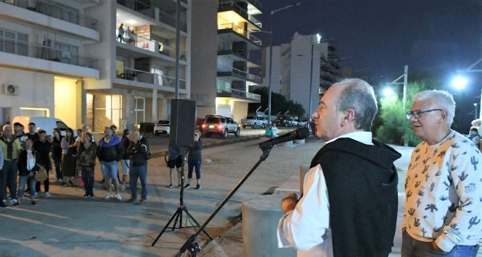 Inauguración de frente costero en Monte Hermoso