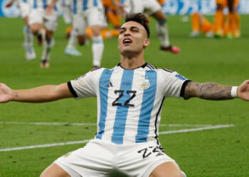 Lautaro Martínez en Bahía Blanca