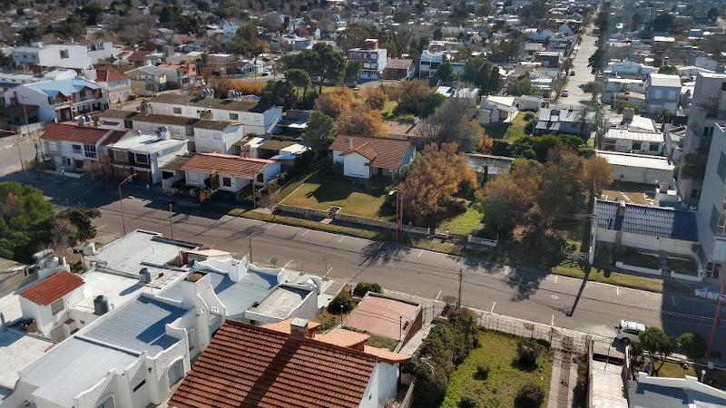 Monte hermoso ciudad vista aérea