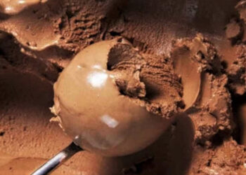 Receta de helado de chocolate