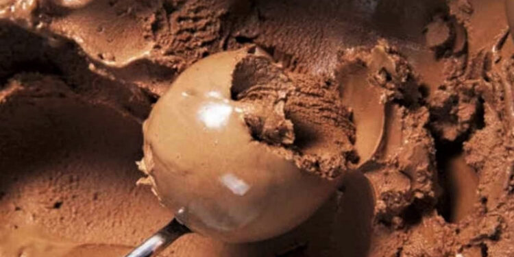Receta de helado de chocolate