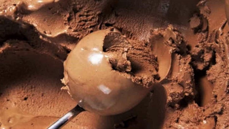 Receta de helado de chocolate