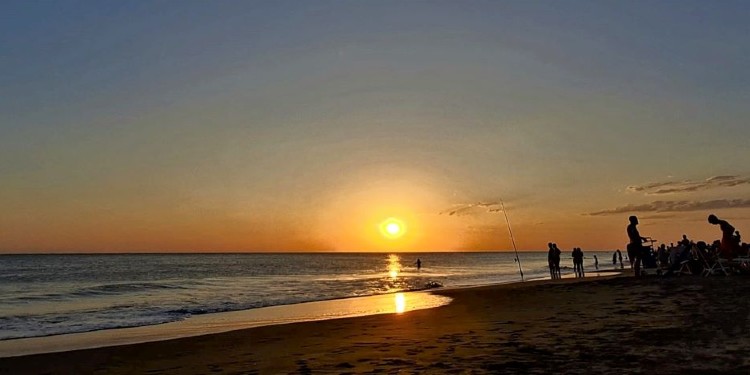 Puesta del sol en Monte Hermoso