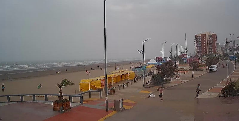 Temporal en Monte hermoso martes 24 de enero