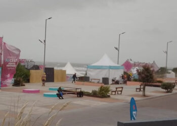 Temporal en Monte Hermoso