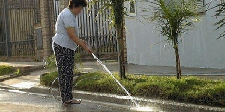 falta de agua en Monte Hermoso