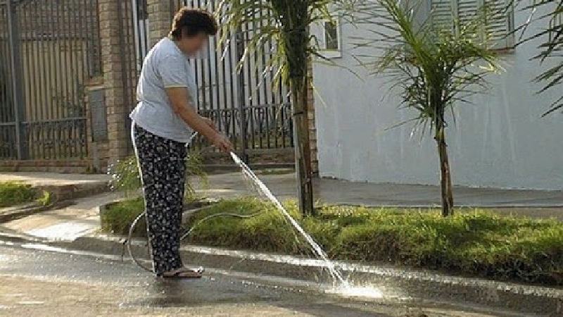 falta de agua en Monte Hermoso