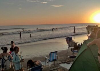 Atardecer en Monte Hermoso